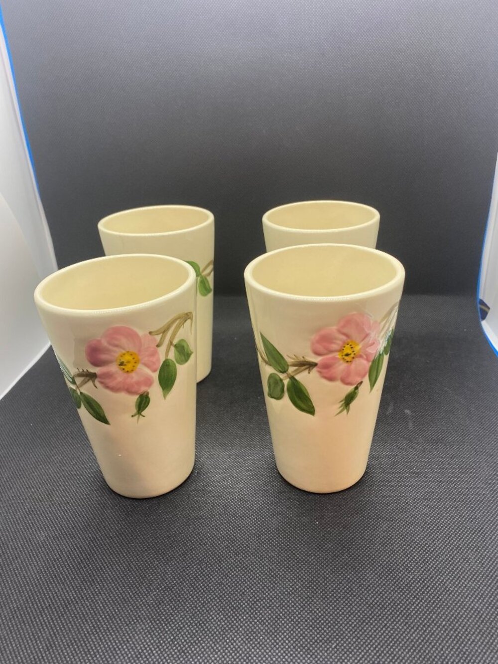 Desert Rose 12 oz. Tumblers. Set of 4